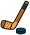 Icon of Hockey Player