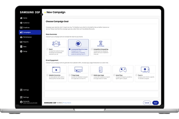 Ecran de Samsung DSP